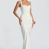 Eleanor | Vestido largo con escote cuadrado