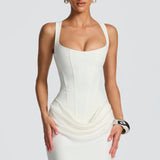 Eleanor | Vestido largo con escote cuadrado