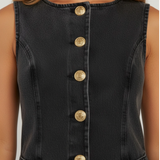 Conjunto Denim "Soho" – Chaleco y Pantalón