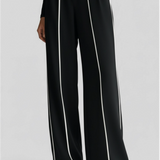Emma | Elegante conjunto de dos piezas con cintura alta y pantalón ancho