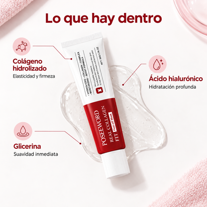 Ingredientes: colágeno hidrolizado, ácido hialurónico y glicerina