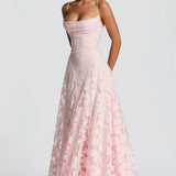 Ruby | Elegante vestido holgado con estampado floral