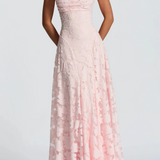 Ruby | Elegante vestido holgado con estampado floral