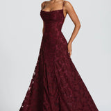 Ruby | Elegante vestido holgado con estampado floral
