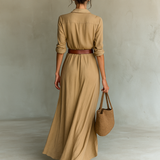 Victoria - Vestido casual acampanado