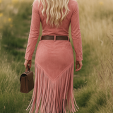 Valencia · Vestido Ante con vellones
