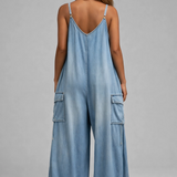 Enterizo Denim "Cargo Breeze"