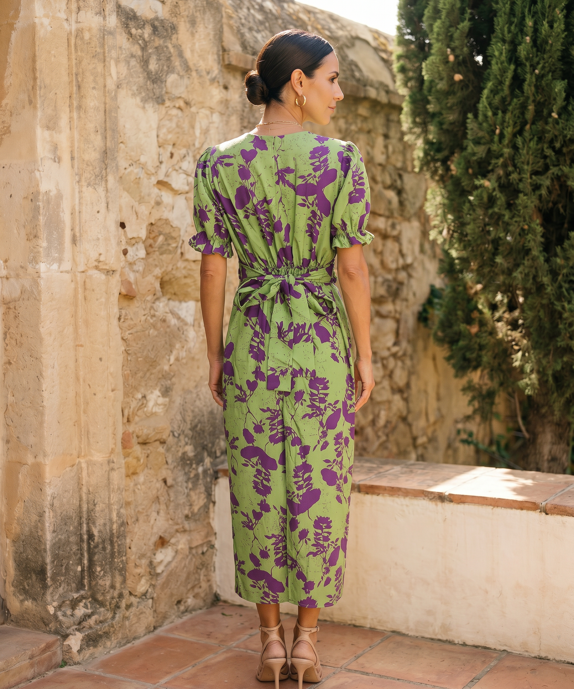 Andrea | Vestido primaveral estampado