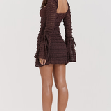 Selena | Vestido color espresso