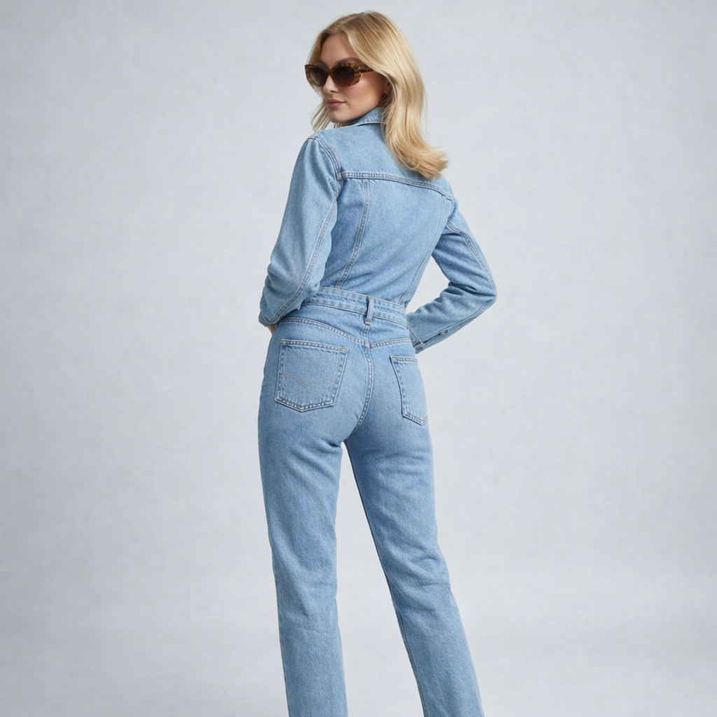 Enterizo Denim "Starlight Blue"