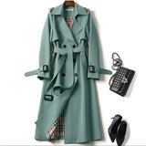 Trench Coat –  Forro de Cuadros y Cinturón Ajustable