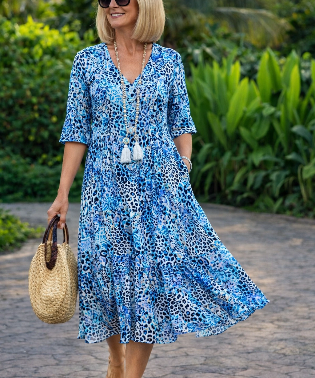ANA™ | VESTIDO FLUIDO Y FAVORECEDOR