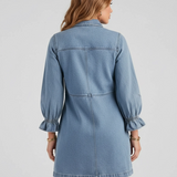 Vestido Denim "Soft Flare"