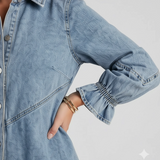Vestido Denim "Soft Flare"