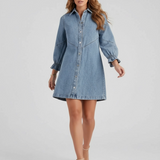 Vestido Denim "Soft Flare"