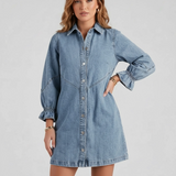 Vestido Denim "Soft Flare"