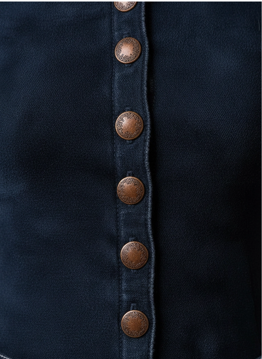 Diana | Vestido largo con botones